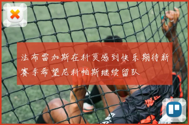 法布雷加斯在科莫感到快乐期待新赛季希望尼科帕斯继续留队